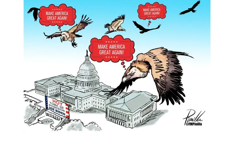 Caricatura | Toma de posesión de Joe Biden