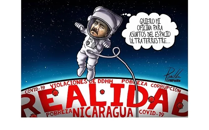 Caricatura | Ortega y la carrera espacial