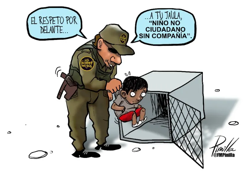 Caricatura | Neolenguaje para migrantes