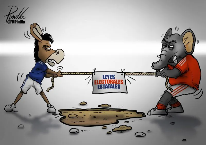 Caricatura | Leyes electorales estatales