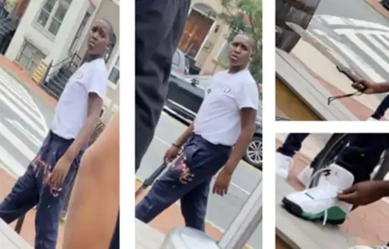 Hombre con un machete