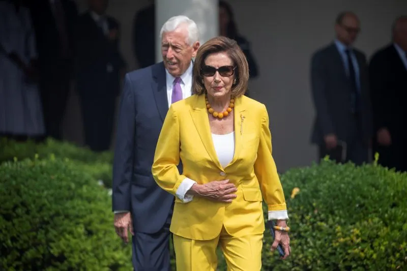 Nancy Pelosi en la Casa Blanca