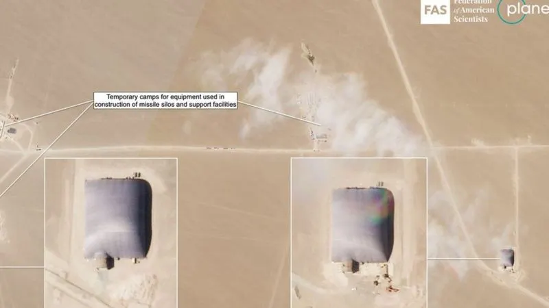 La preocupación en Estados Unidos por la construcción de nuevos depósitos de misiles nucleares en China