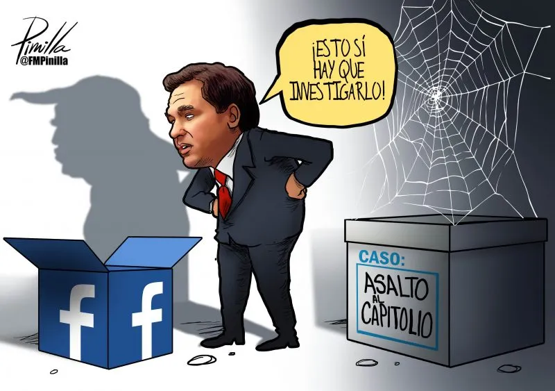Caricatura | DeSantis y Facebook