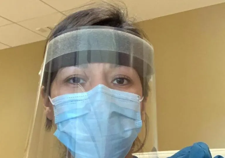 Dany Arcely Montaño, enfermera en primera línea contra la pandemia