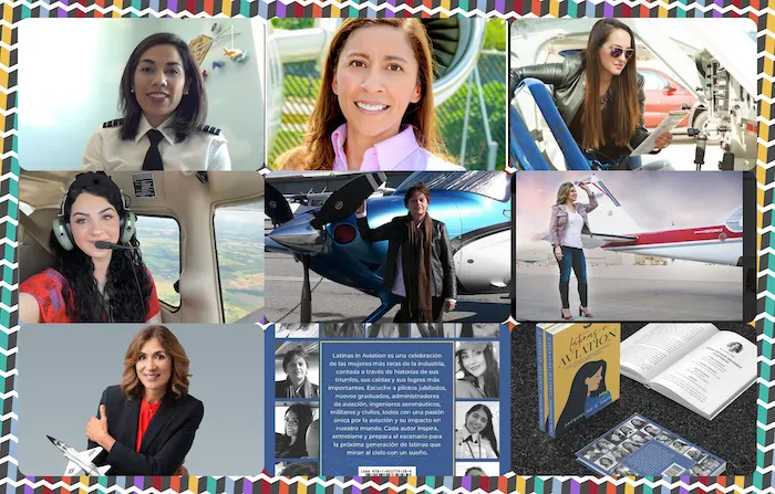 Latinas en la industria de la aviación inspiran a niñas a volar alto
