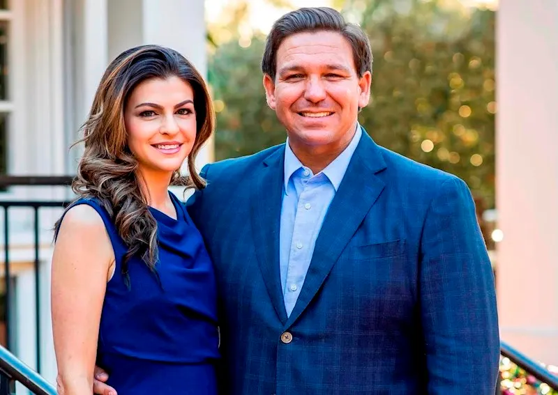 Ron DeSantis y su esposa, Casey
