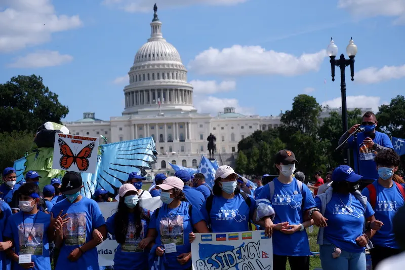 Hijos de inmigrantes al frente de protestas por la reforma migratoria