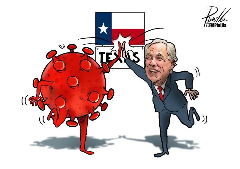 Caricatura | Abbott y el coronavirus