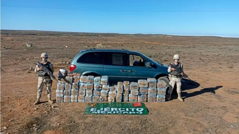 Encuentran 400 kilos de droga en Oaxaca, México