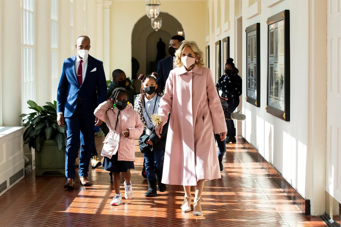 FOTOS | Así decoró Jill Biden la Casa Blanca por San Valentín
