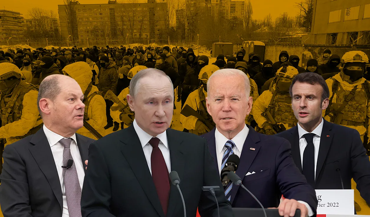 Tres presidentes y un canciller buscan resolución del conflicto entre Rusia y Ucrania