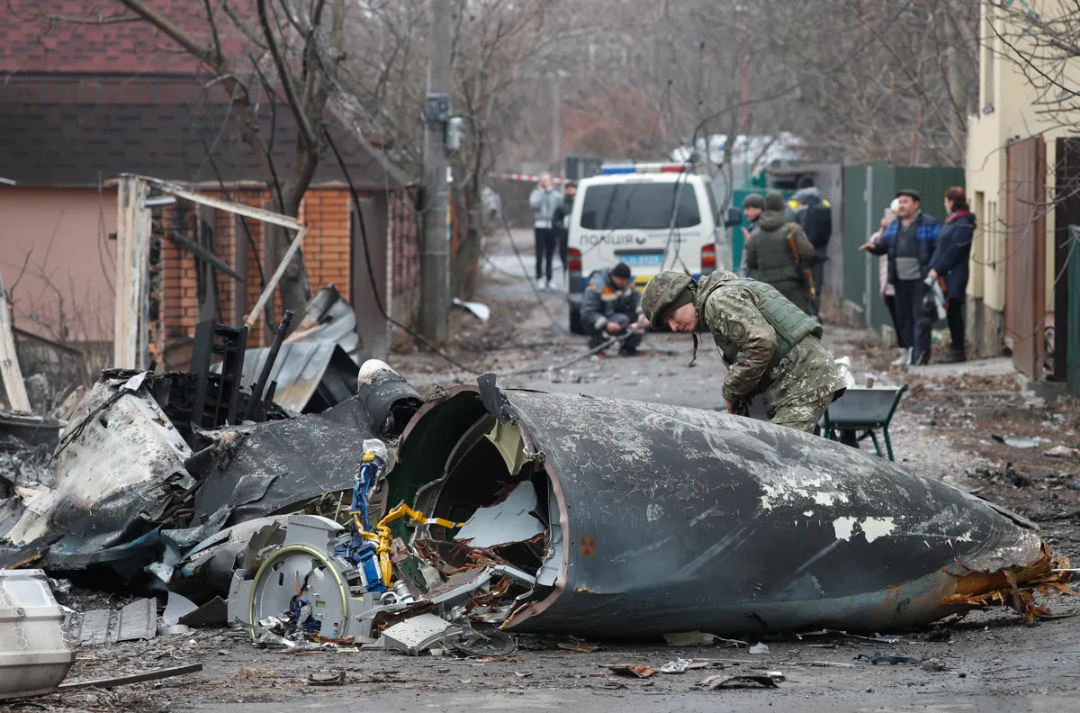 Kiev bombardeo en Kiev