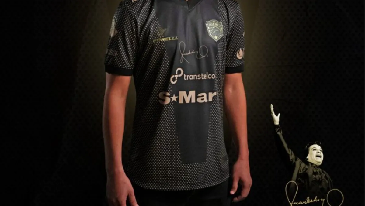 El FC Juárez estrena jersey en honor a Juan Gabriel. Mira cómo comprarla
