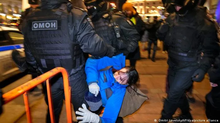 Rusia detiene a más de 3.000 personas en protestas contra la guerra