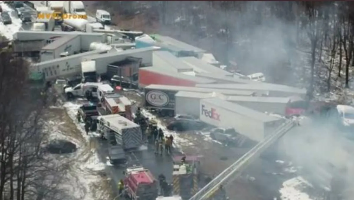 Pennsylvania: colisión múltiple en la I-81 deja tres muertos