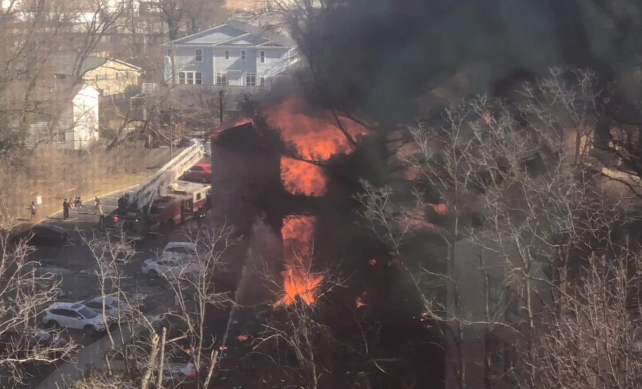 Incendio en Maryland