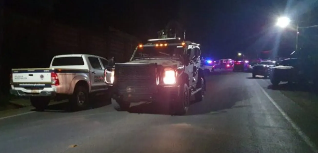 OPERATIVO POLICIAL TRAS ATAQUE ARMADO EN MICHOACAN