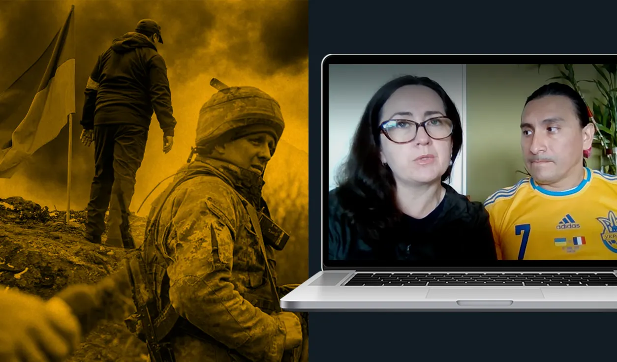 Guerra en Ucrania: matrimonio peruano-ucraniano lucha a través del activismo desde Virginia