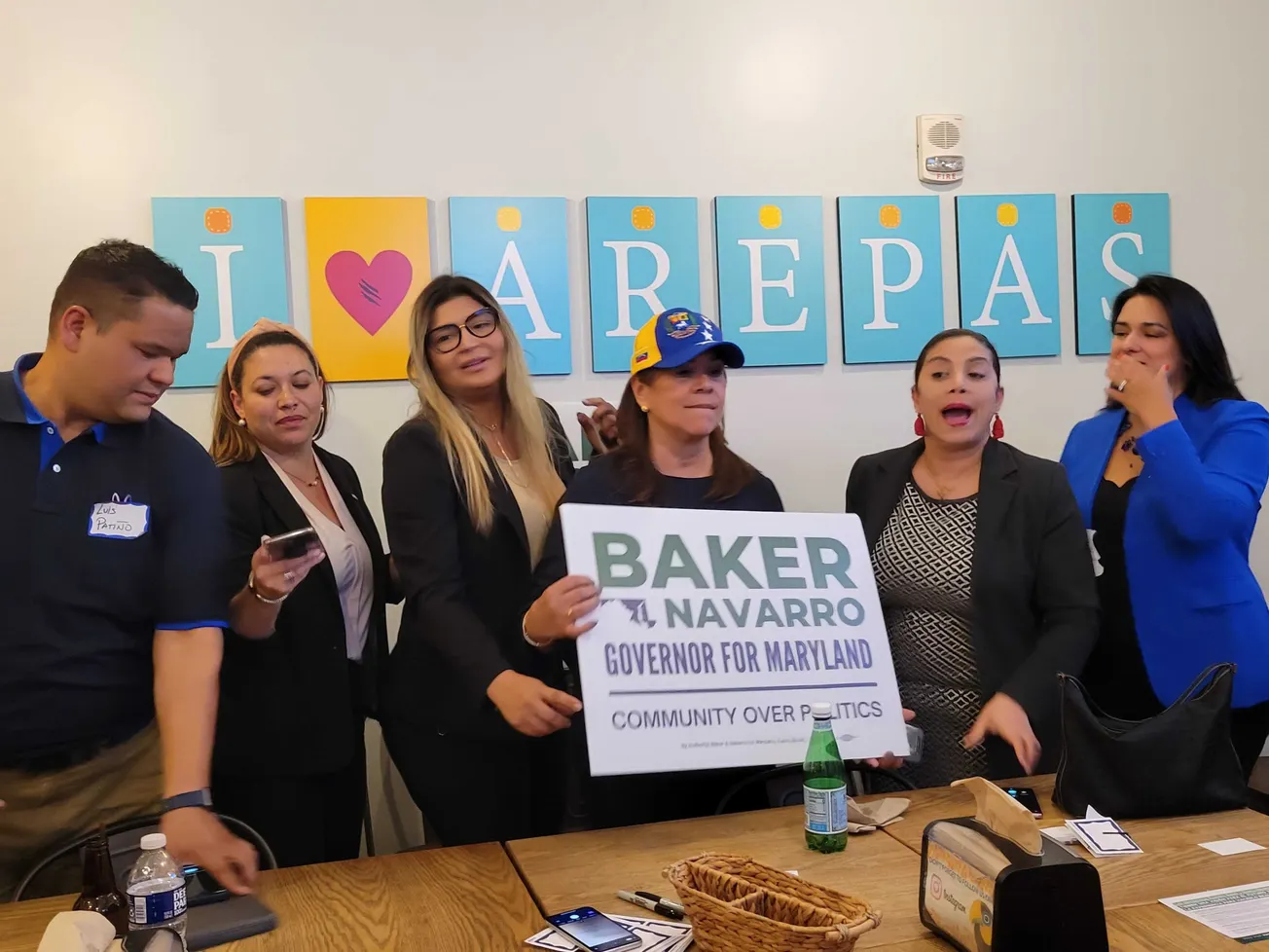 Candidata hispana a vicegobernadora se reunió con venezolanos del DMV