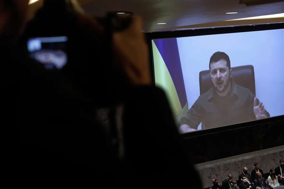 Rusia Ucrania Zelensky en la ONU