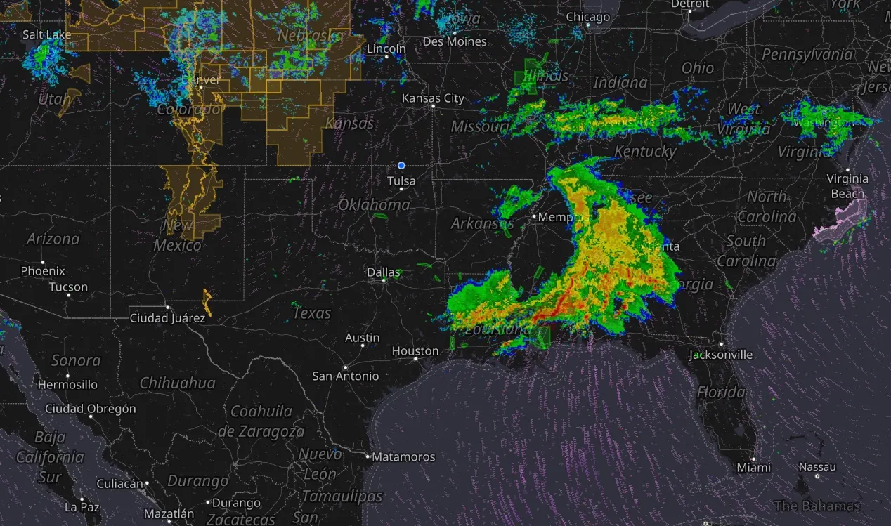 En un solo día 21 tornados azotaron a Mississippi