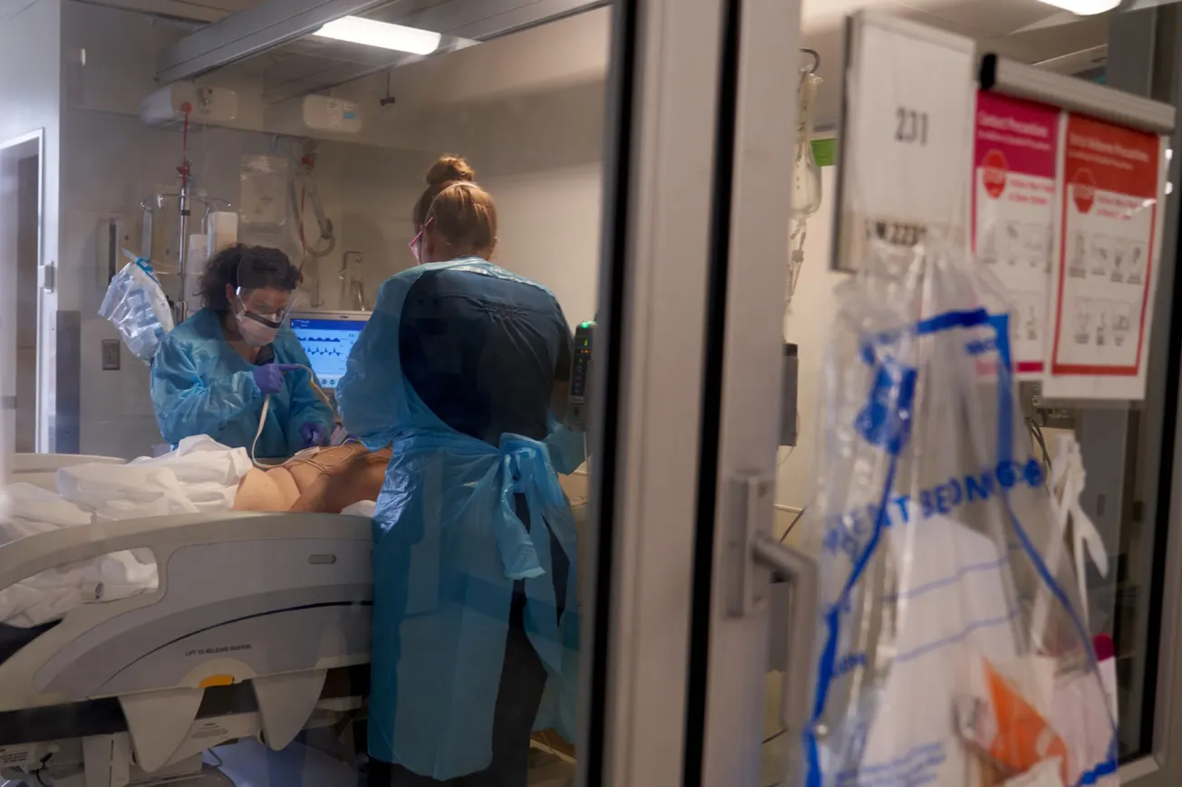 Cuidados hospitalarios.