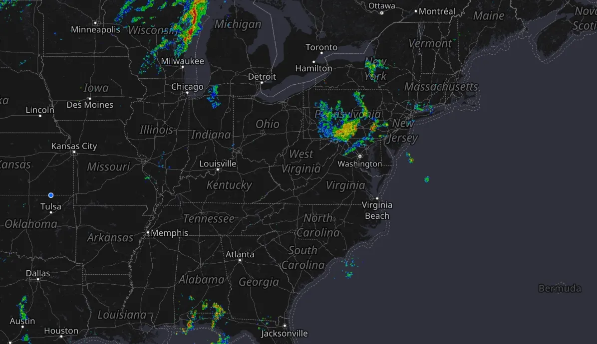 Alerta de tornado en  Maryland y Virginia: 10 condados están en vigilancia