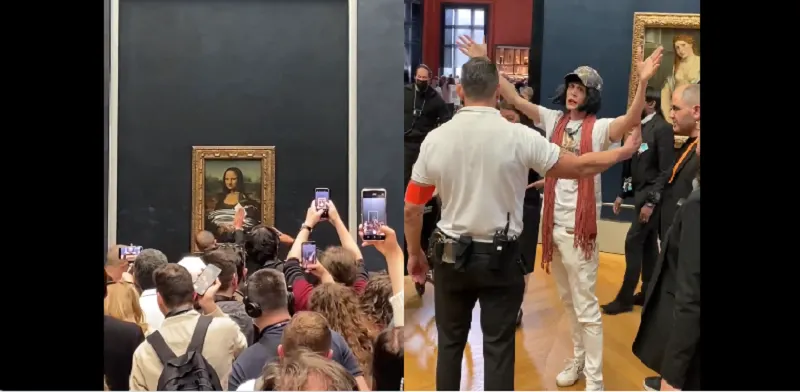 Hombre lanzó un pastel a cuadro de 'La Gioconda' en el Museo Louvre