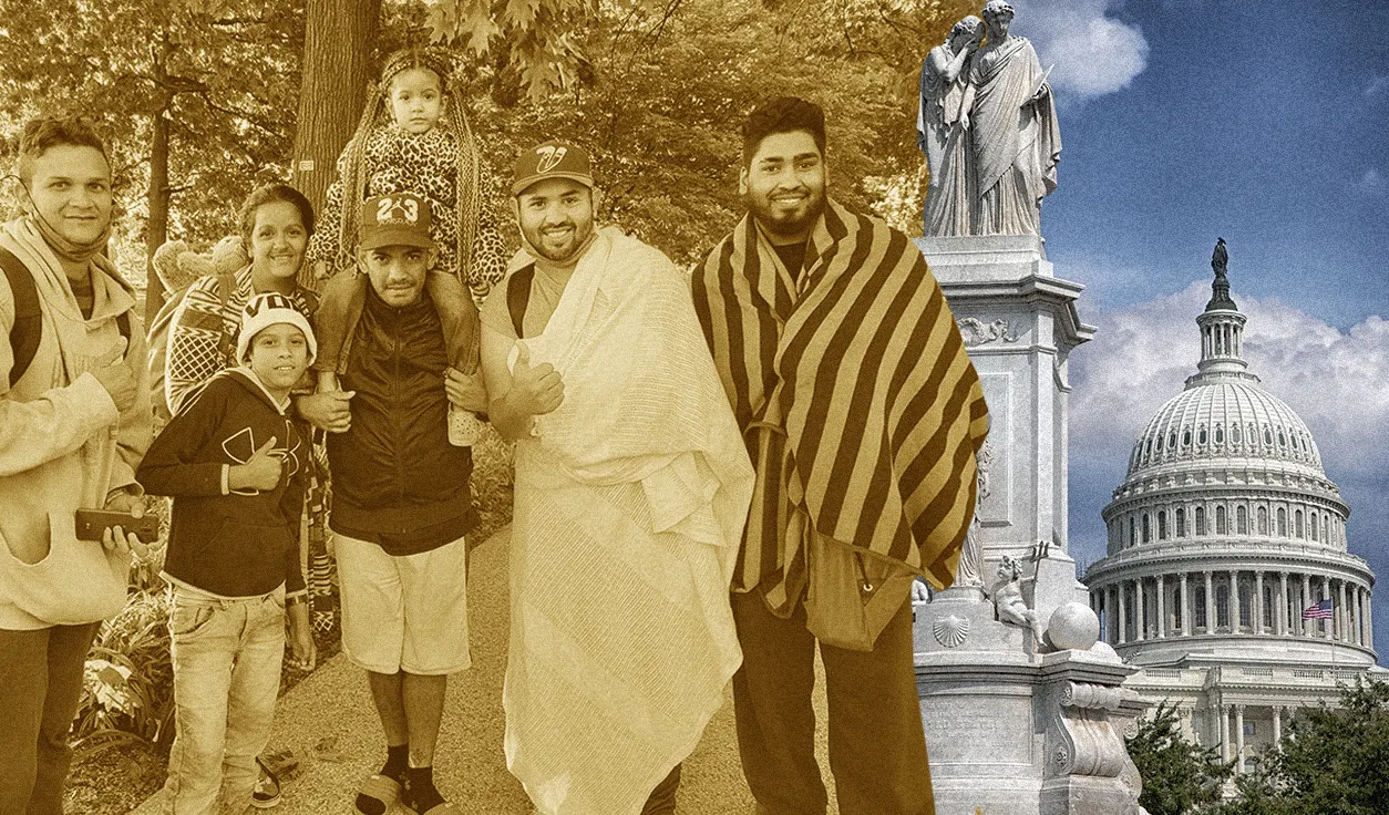 Inmigrantes llegan a Washington DC desde Texas sin nada y sin saber a dónde van