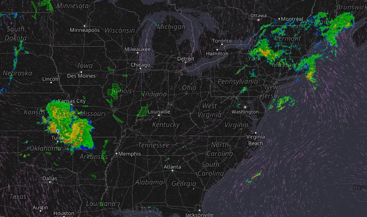 Tormentas traerán fuertes lluvias a Maryland, Delaware, Virginia y las Carolinas