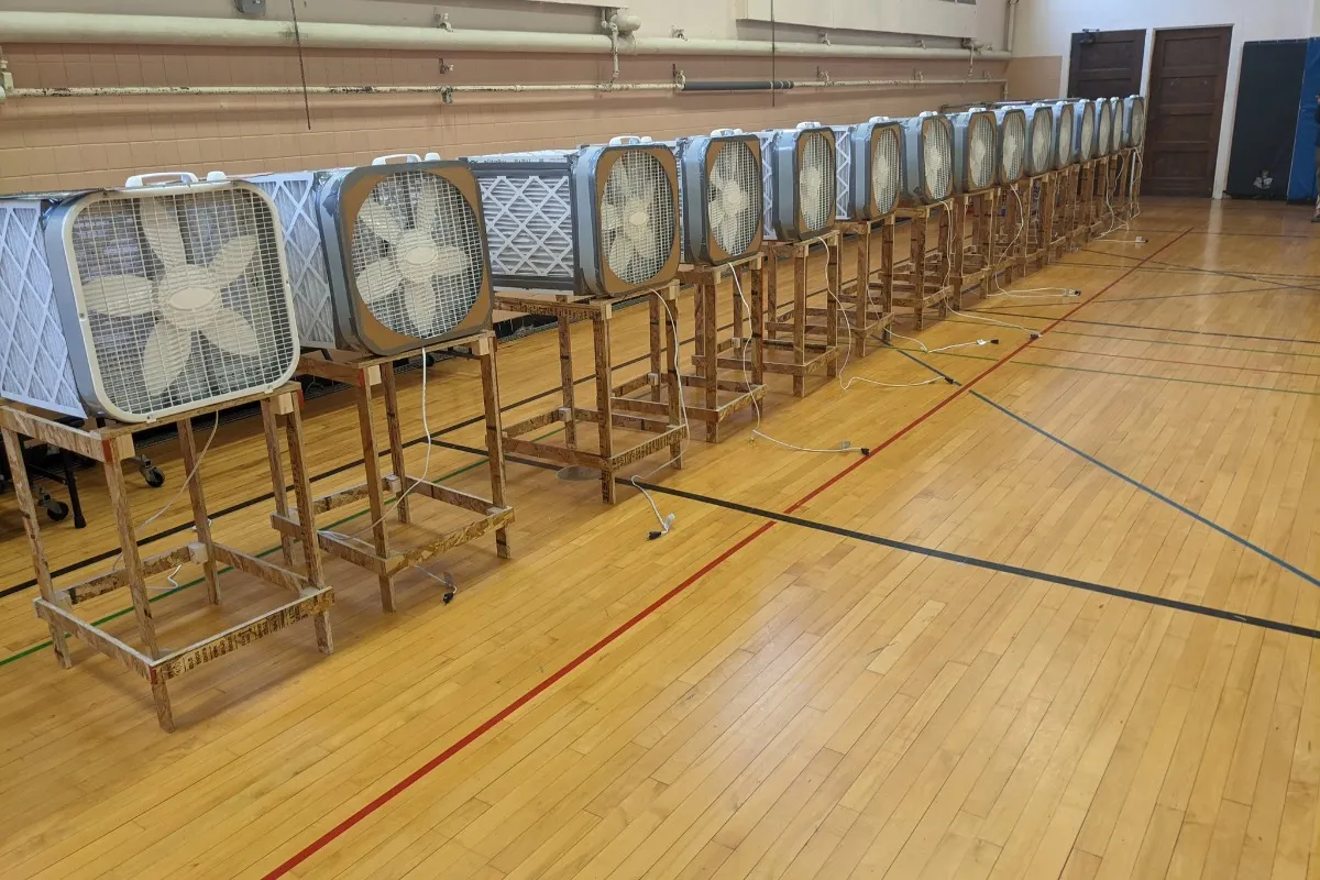 espacio a prueba de COVID-19