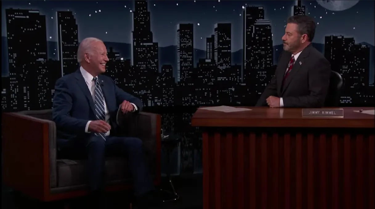 Biden habló sobre el control de armas y de Trump en Jimmy Kimmel. ¿Qué dijo?