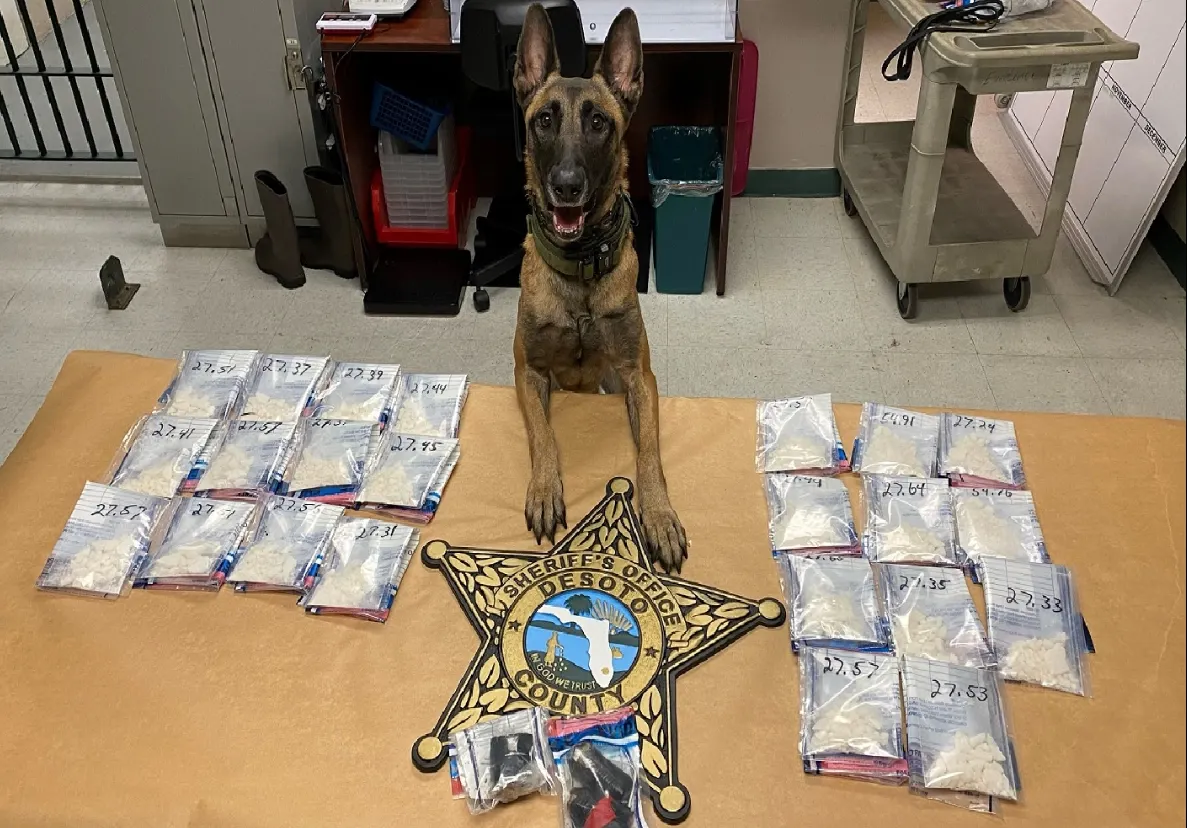 La mujer de Florida fue acusada de tráfico de heroína y cocaína, introducción de contrabando en un centro penitenciario