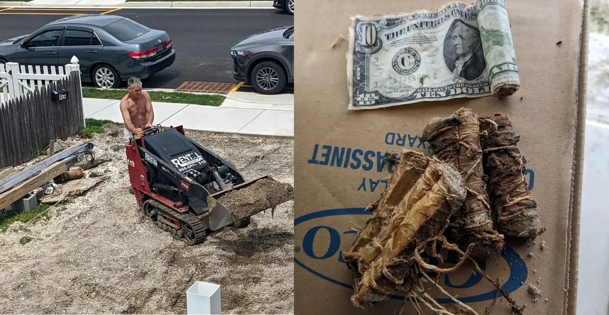 Familia de Nueva Jersey remodela jardín y encuentra enterrado tesoro de 1934