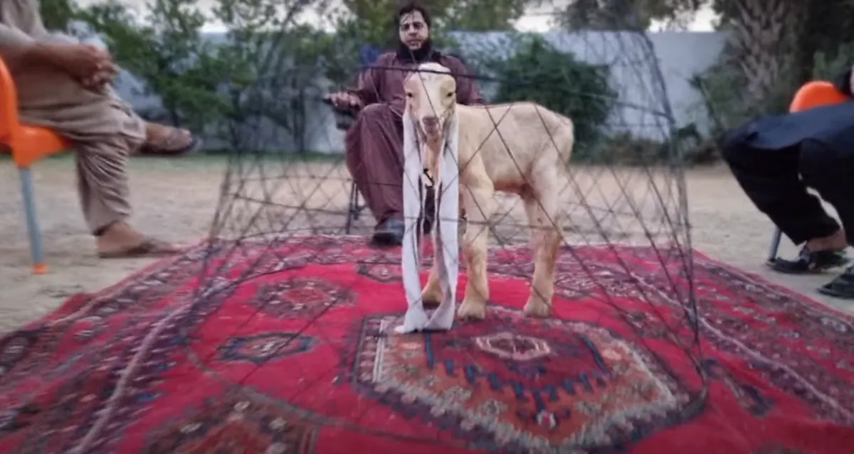 Simba, el cabrito que causa furor en redes sociales por sus largas orejas