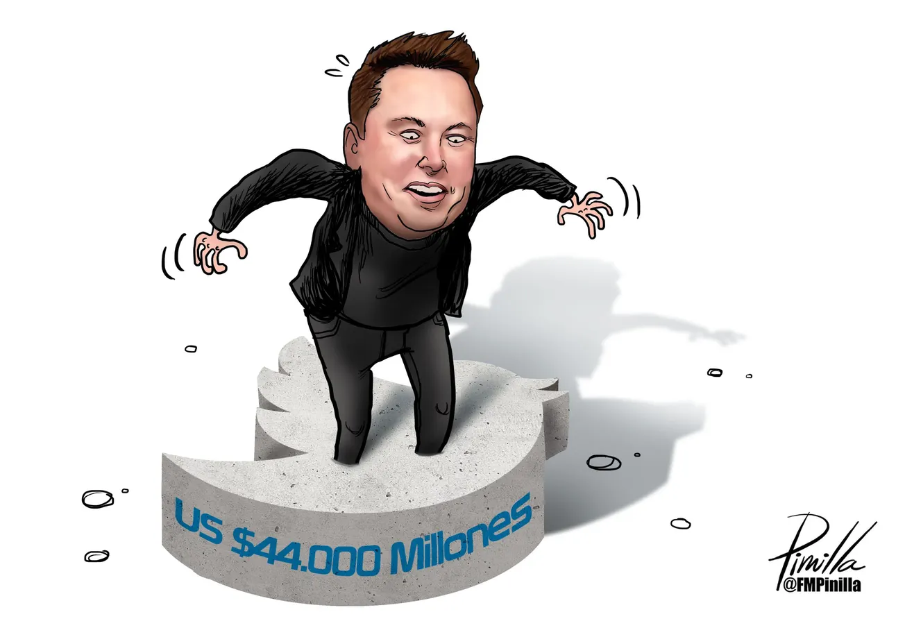 Caricatura | Elon Musk atrapado