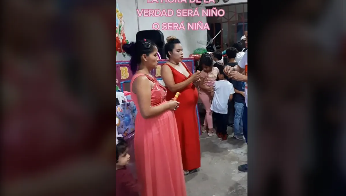 Hombre que celebró baby shower de sus dos esposas embarazadas es tendencia en TikTok