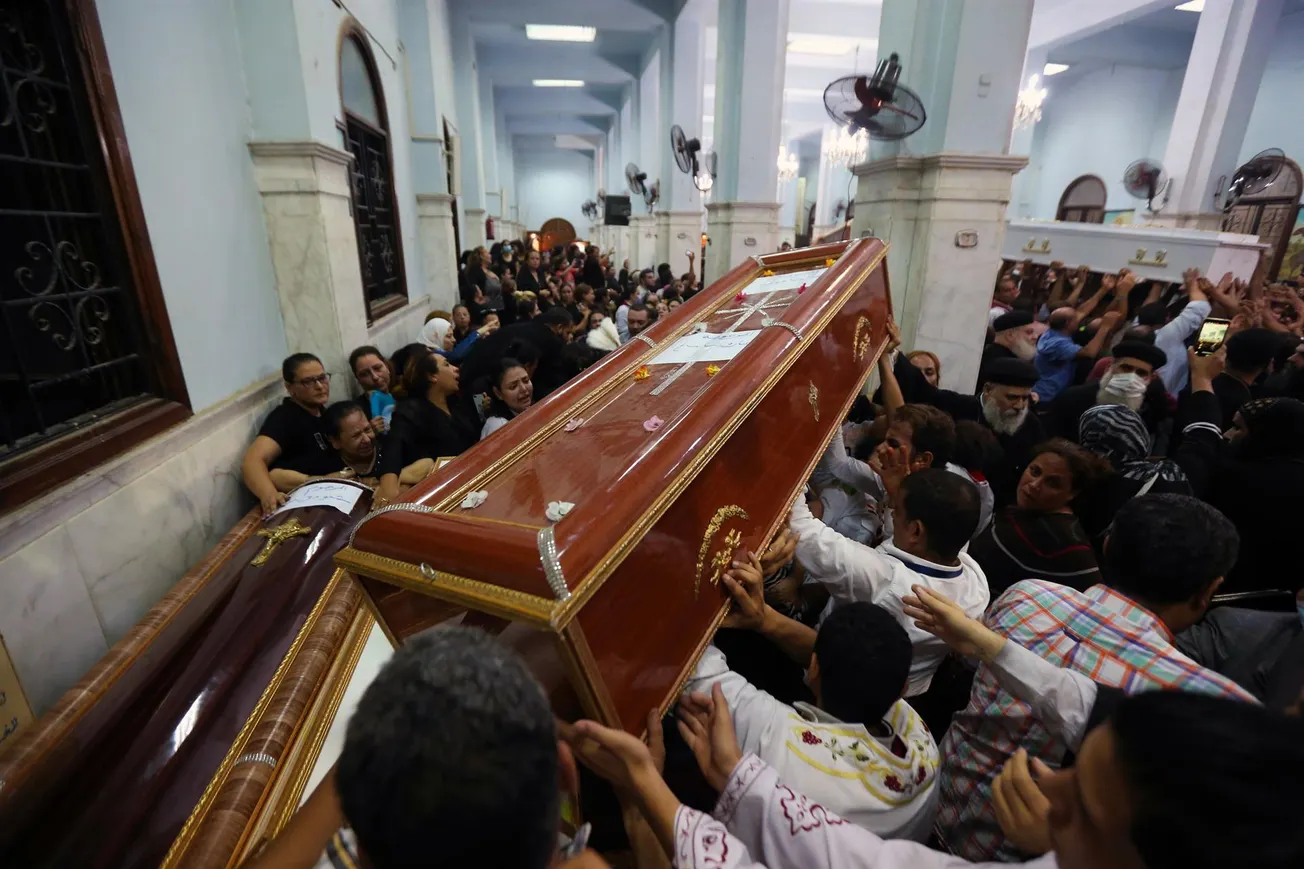 incendio en iglesia de El Cairo