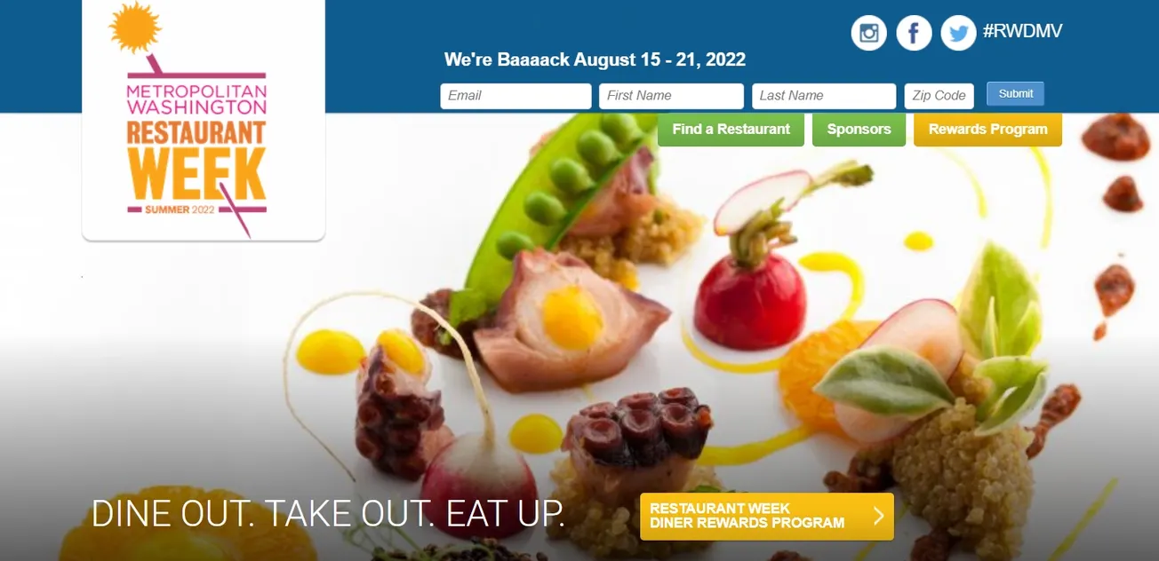 Alcaldesa Bowser invita a visitantes y habitantes de DC a la Restaurant Week