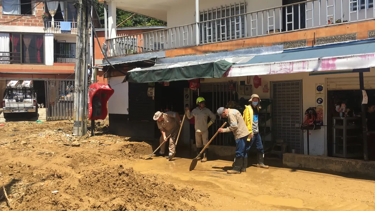Inundaciones en Medellín por el fenómeno La Niña