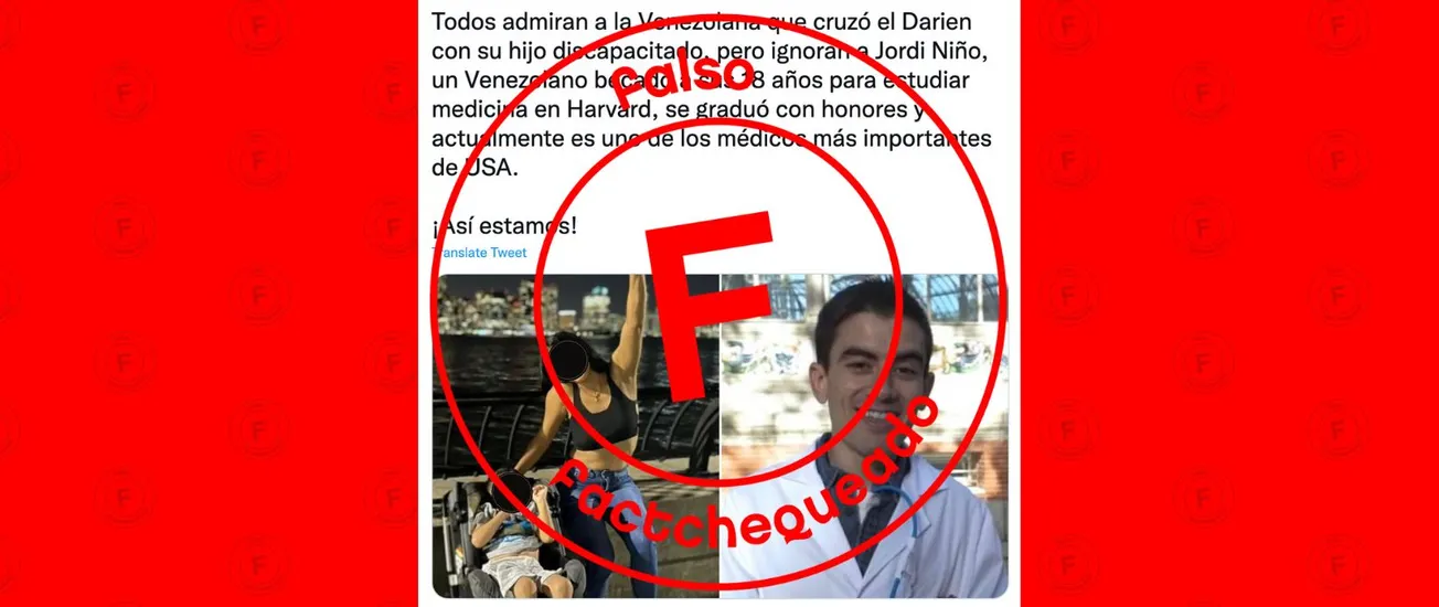 El de esta foto no es un médico venezolano graduado con honores de Harvard: es el actor porno Jordi