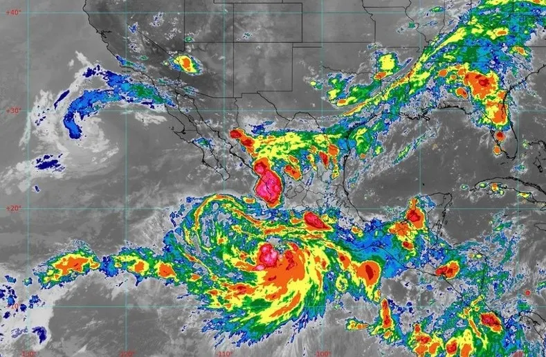 Tormenta tropical Kay dejará lluvias fuetes en México
