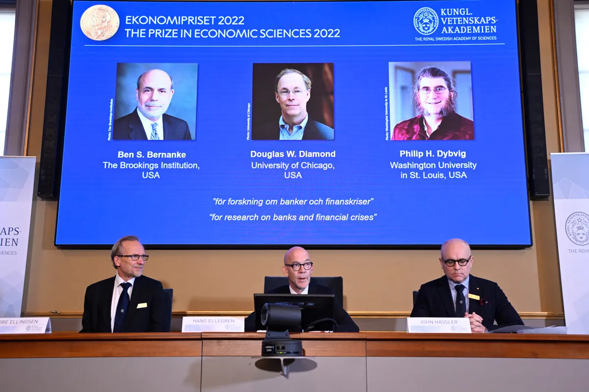 Tres estadounidenses reciben el premio Nobel de Economía 2022