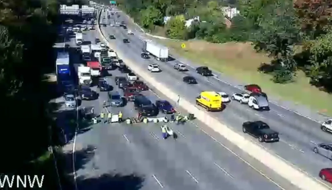 Maryland: activistas cerraron salida del Beltway para exigir acciones contra el cambio climático