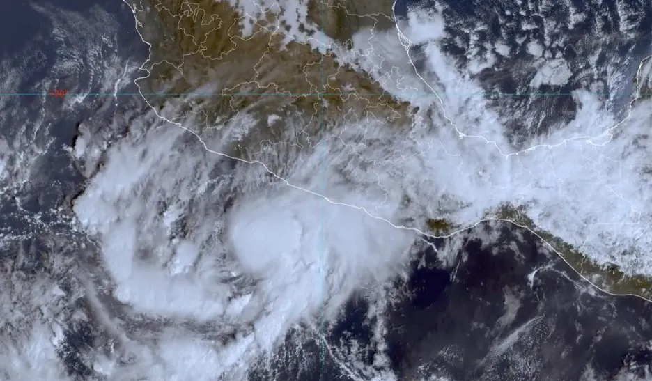 Tormenta tropical Roslyn será huracán el 23 de octubre