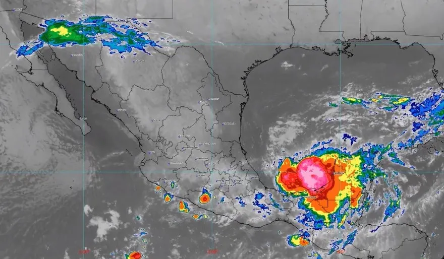 Tormenta tropical Karl dejará lluvias en siete estados de México