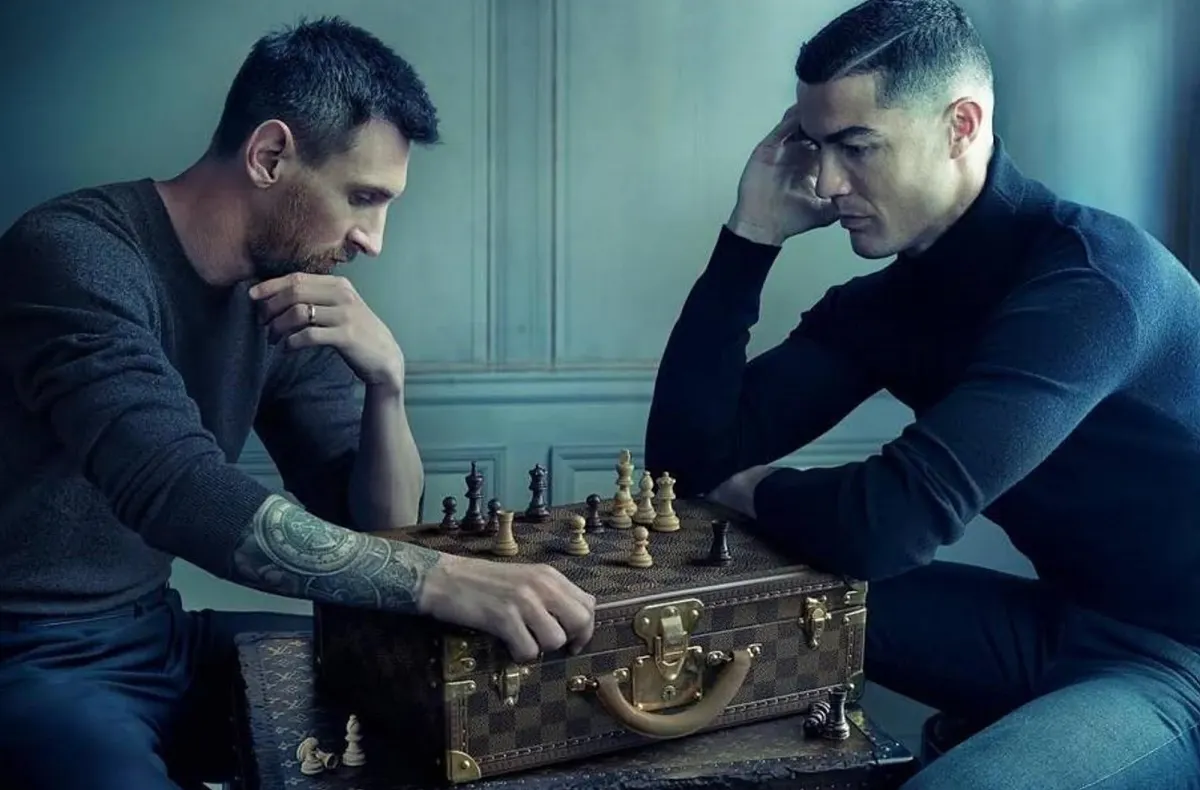 La partida de ajedrez entre Messi y Cristiano que estalló las redes sociales