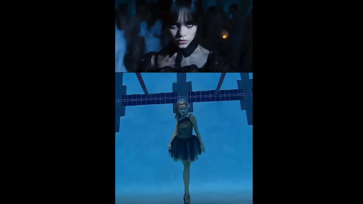 La nadadora Kristina Makushenko se viraliza al bailar canción de Merlina debajo del agua