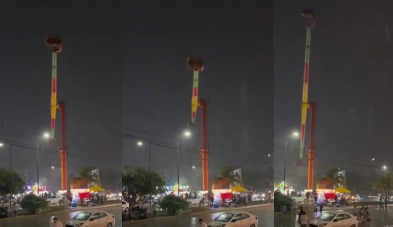 El martillo en Cancún giró por 10 minutos y no se podía detener